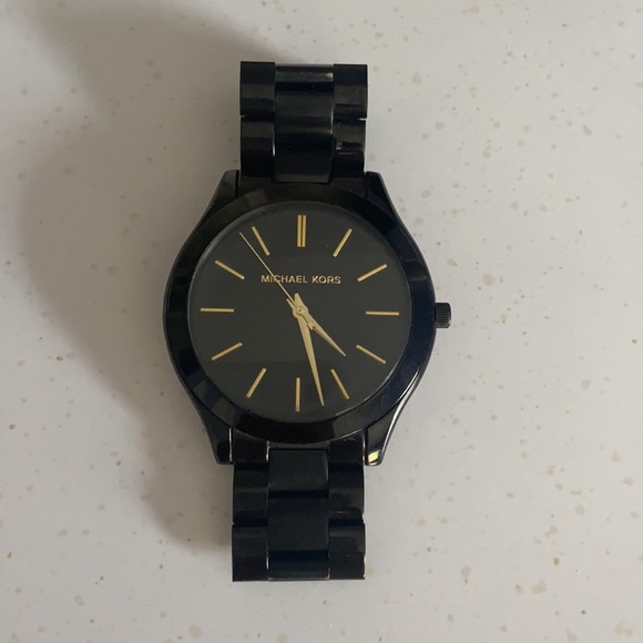 Michael Kors Slim Stainless Steel Quartz Watch - Picture 4 of 13